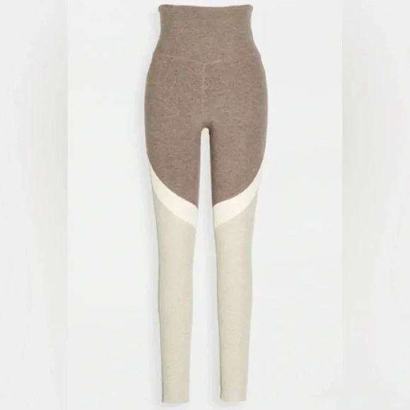 Tri-Panel Spacedye High Waisted 7/8 Yoga Leggings XS - Picture 1 of 5